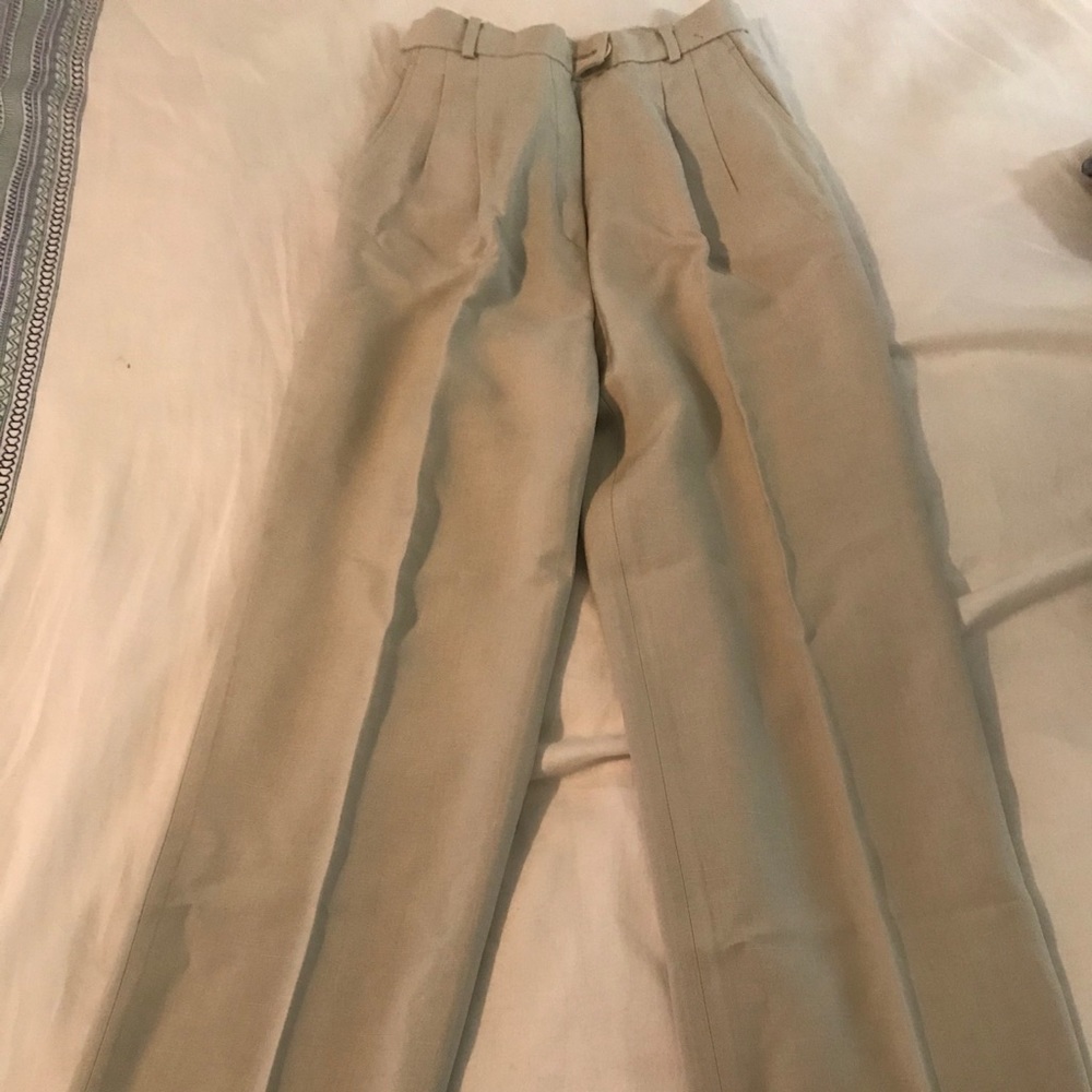 Cream trousers